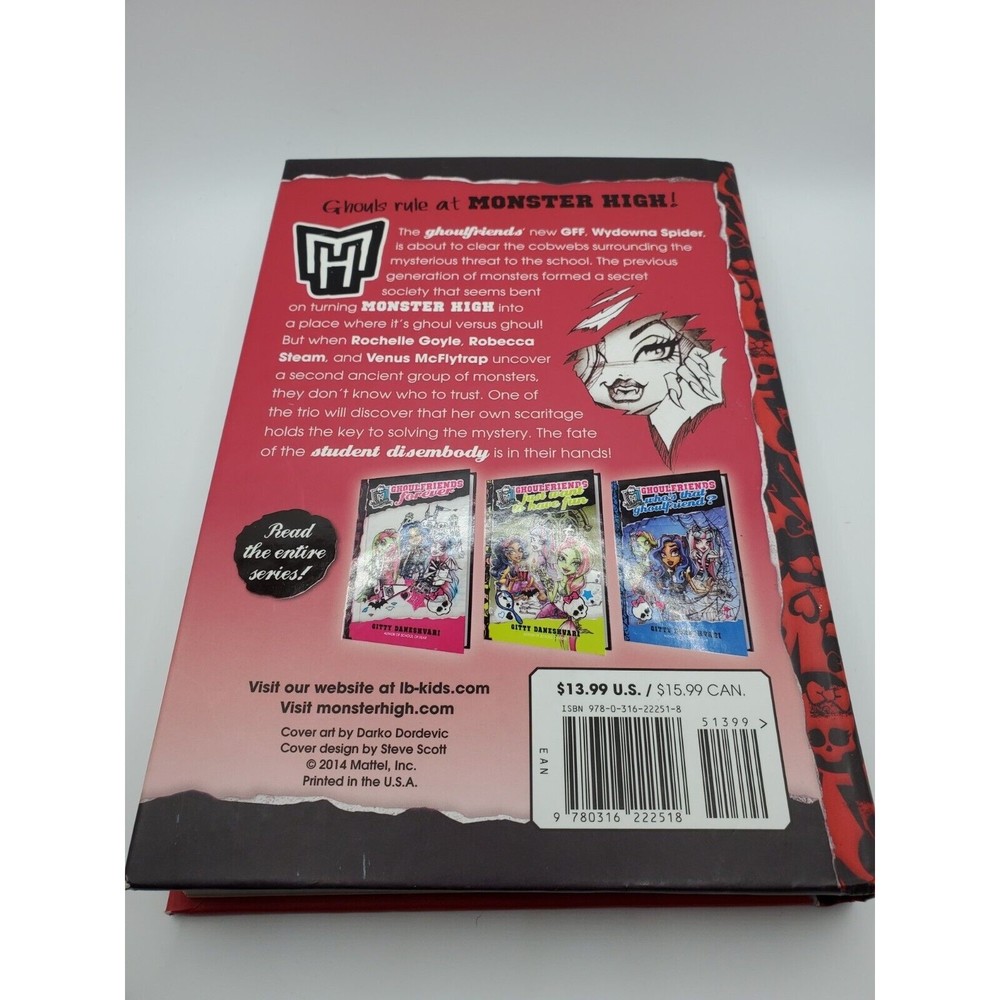 Monster High: Ghoulfriends 'til the End - Hardcover By Daneshvari, Gitty - Great - Picture 2 of 3